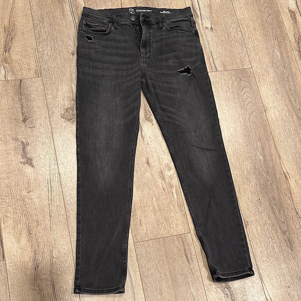 Original Use Black Slim Jeans